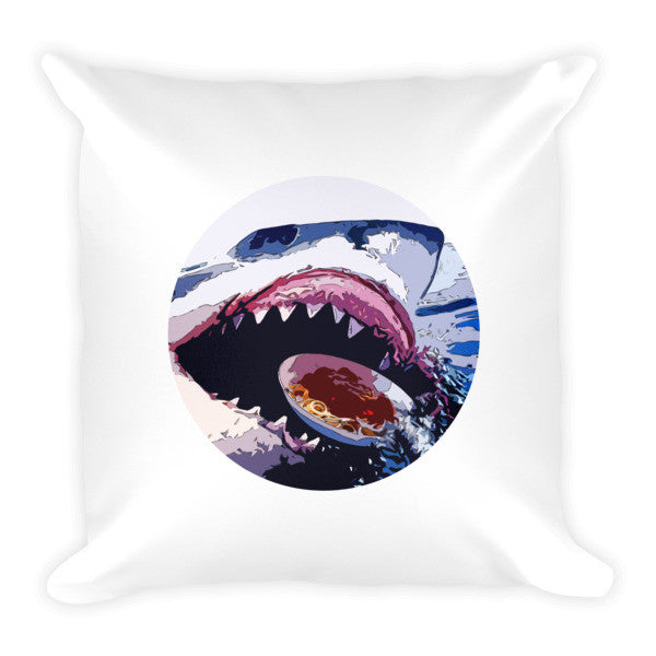 Spaghetti Shark Pillow