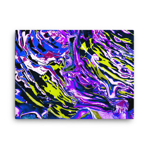 Psychedelic Violet Canvas