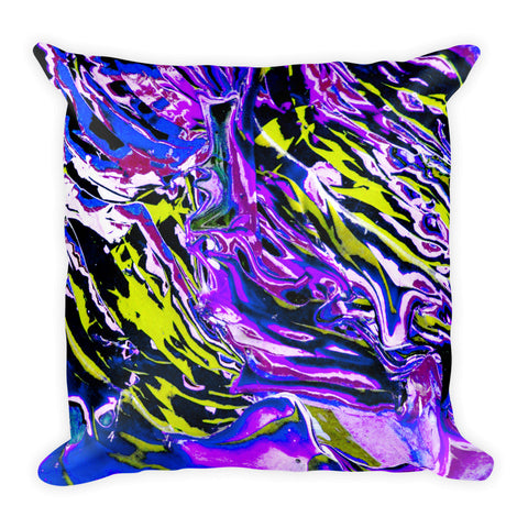Psychedelic Violet Pillow