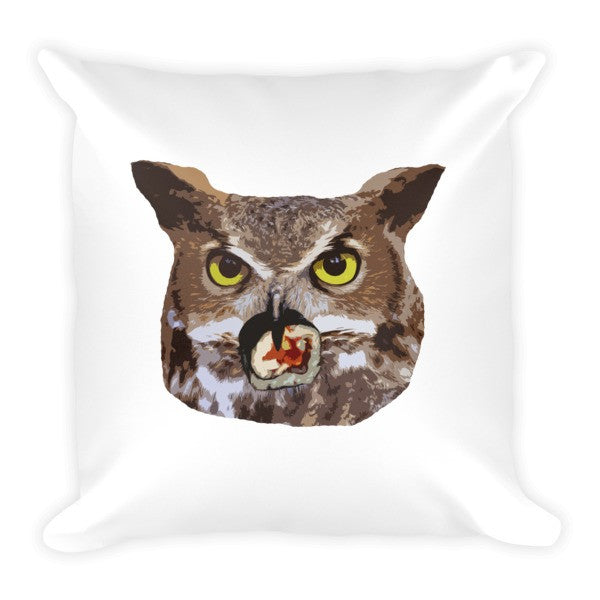 Sushi Owl Pillow
