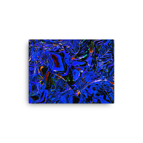 Psychedelic Blue Canvas