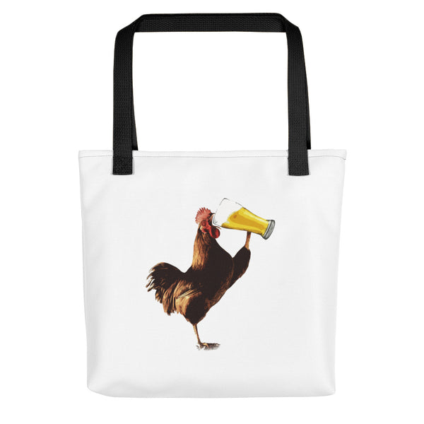 Beer Rooster Tote Bag