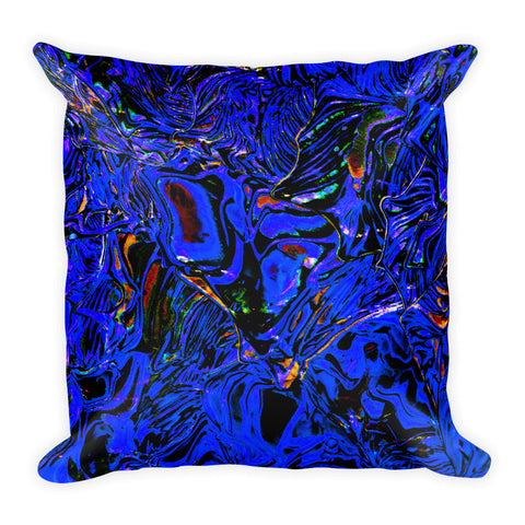 Psychedelic Blue Pillow