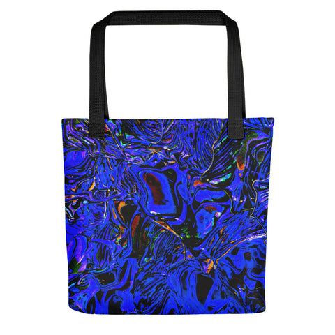 Psychedelic Blue Tote Bag
