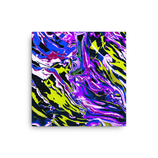 Psychedelic Violet Canvas