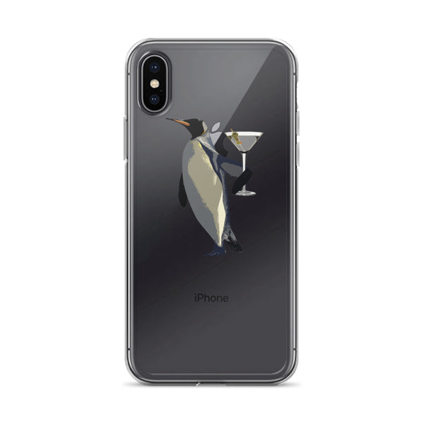 Martini Penguin iPhone Case