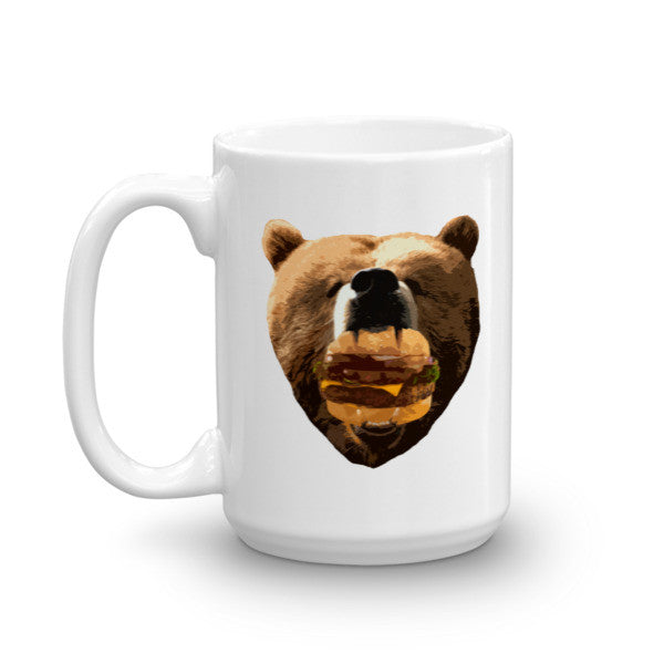 Grizzly Bear Burger Mug