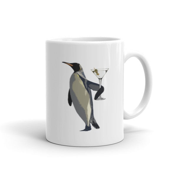 Martini Penguin Mug