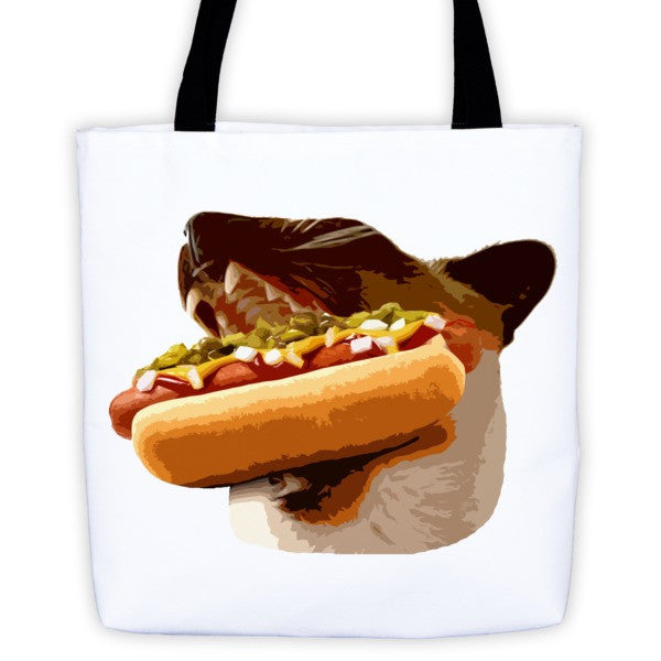 Siamese Hotdog Tote Bag