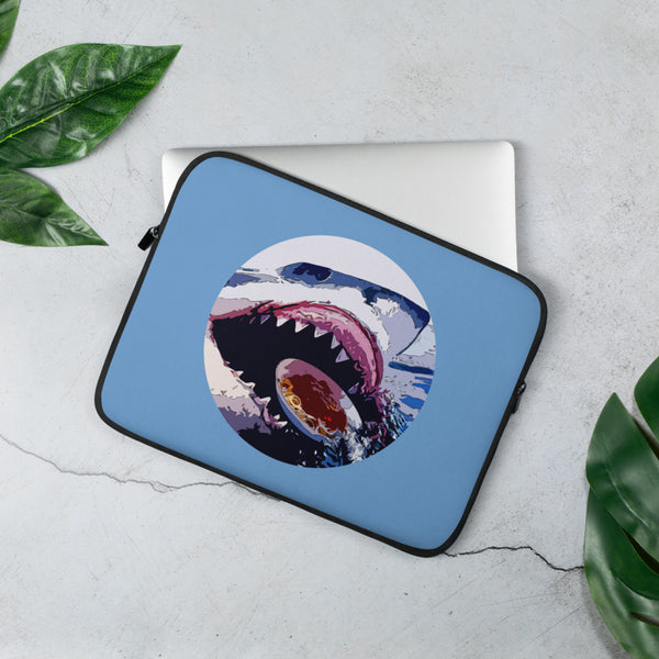 Spaghetti Shark Laptop Case