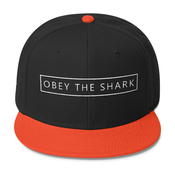 Obey The Shark Snapback Hat