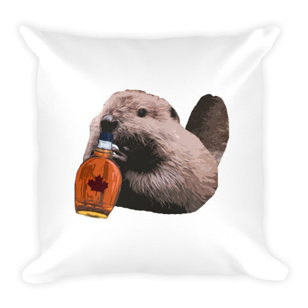 Maple Beaver Pillow