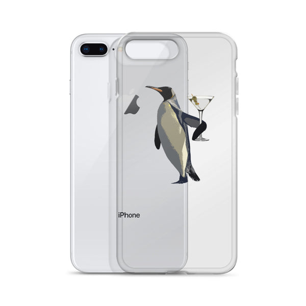 Martini Penguin iPhone Case