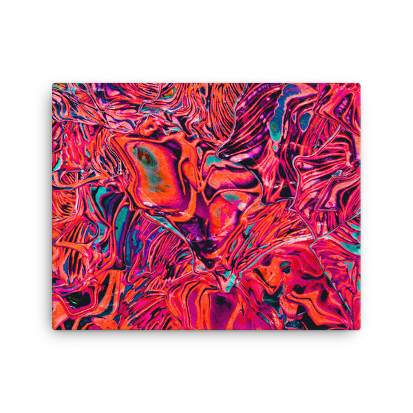 Psychedelic Red Canvas