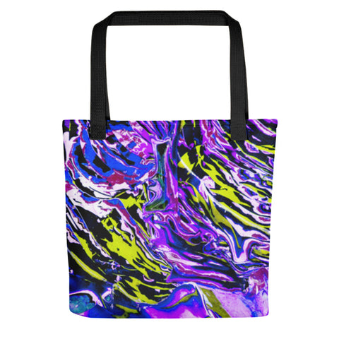 Psychedelic Violet Tote Bag