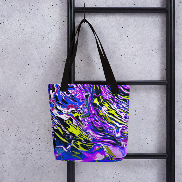 Psychedelic Violet Tote Bag