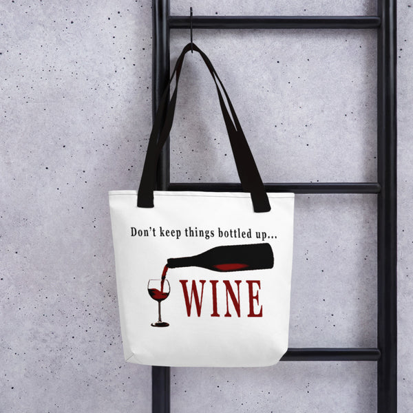 Wine Enthusiast Tote Bag